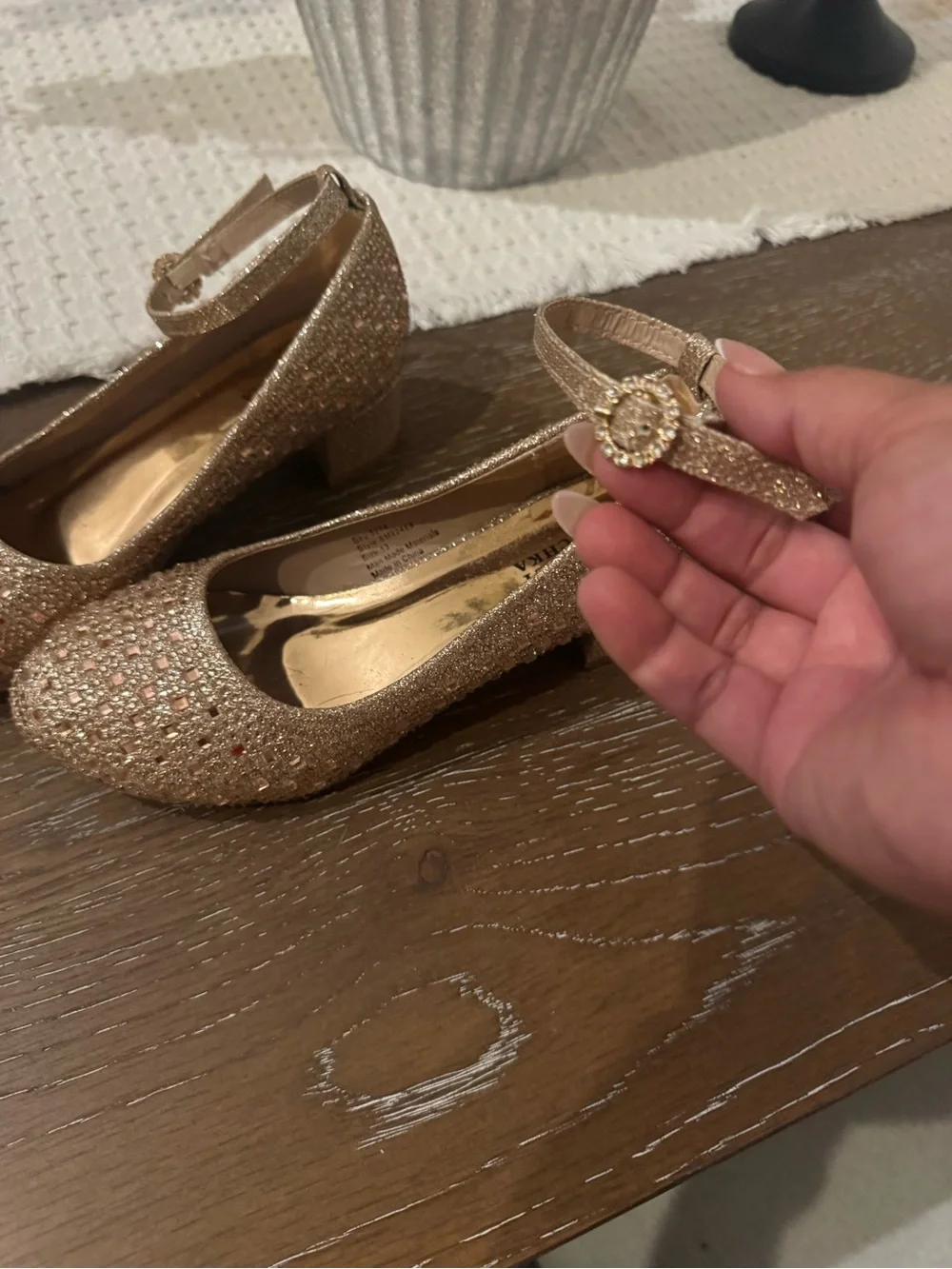 Badgley Mischka sparkling rose